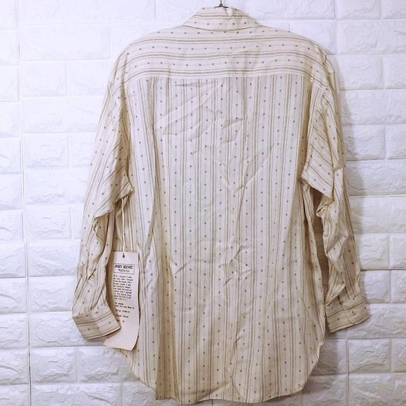 New Vintage 80s Double-Breasted Oversize Shirt - Picture 7 of 8